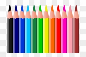 Free Art Supplies Clipart - Clip Art Colored Pencils