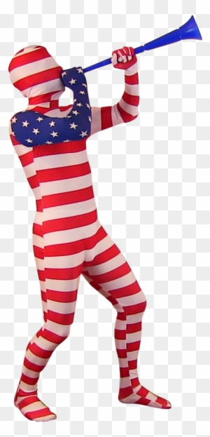 Usa Flag Full Body Suit - Full Body Suit American Flag