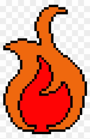 Fire Element Symbol Pixel Art Maker - Hama Halloween Bead Patterns