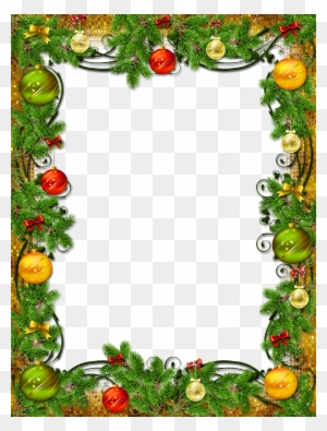 Christmas Decoration Png - Christmas Picture Frame Png