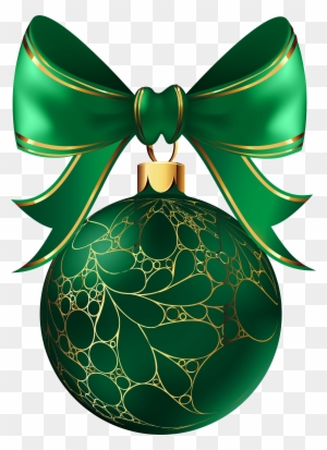Christmas Ball Zielony Przezroczyste Obraz Png - Green Christmas Ball Png