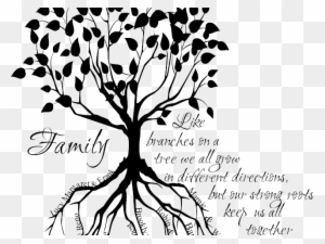 Roots Clipart Family Tree - Family Tree Tattoo