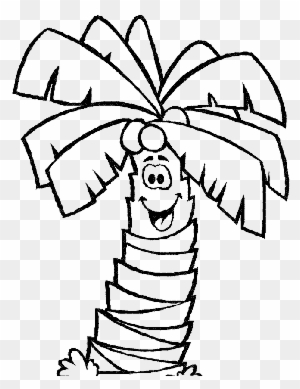 Coconut Tree Coloring Sheets Coloring Palm Tree Coloirng Page Free Transparent Png Clipart Images Download