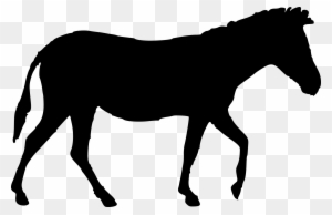 Hunting Species - Dark Outline Of A Horse