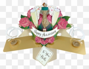 Happy Anniversary Pop-up Greeting Card - Second Nature Anniversary Pop Up Card Happy Anniversary