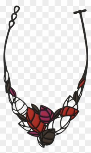 Pin Necklace Clipart Png - New Colorful Leaf Necklace, Multicolor