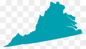 Virginia Outline Related Keywords Amp Suggestions Virginia - Virginia Outline Blue