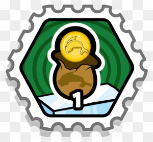 1 Coin Bag - Club Penguin Stamp 1