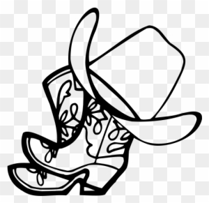 Bootsandhat - Draw Cowboy Boots And Hat - Free Transparent PNG Clipart ...