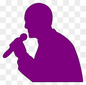 Singing Man Hi Clipart - Microphone Png