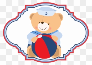 Bateau Page Moldura Convite De Ursinho Marinheiro Free Transparent Png Clipart Images Download
