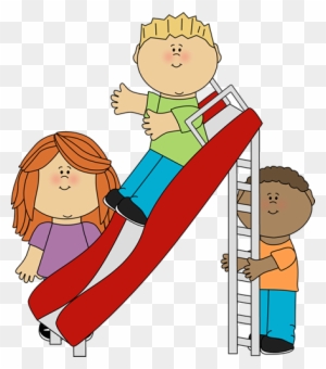 Children At Play Clip Art Kids Playing On A Slide Clip Outdoor Play Clip Art Free Transparent Png Clipart Images Download