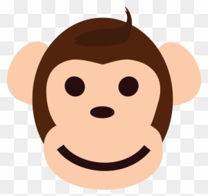 Free Clipart Of A Happy Monkey Face - Monkey Face Clipart
