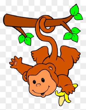 Blue Monkey Clip Art - Monkey Hanging Clipart - Free Transparent PNG ...