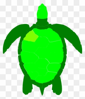 Sea Turtle Clipart - Turtle Clipart Birds Eye View