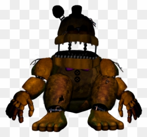 Withered Golden Freddy By Woodyfromtexas Fnaf 1 Golden Freddy Free Transparent Png Clipart Images Download