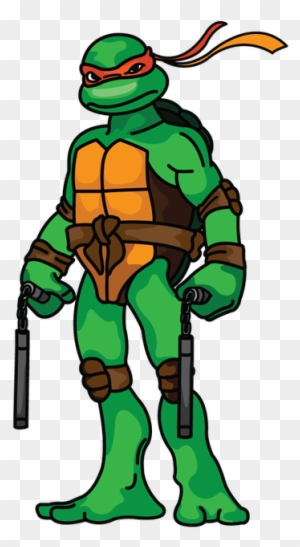 Drawing Tutorial Of Tmnt Michelangelo - One Teenage Mutant Ninja Turtles