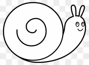 Snail Clip Art - Black And White Snails