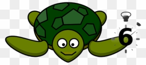 Tortoise With Stopwatch Clip Art At Clker - Sea Turtle Clipart