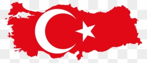 Siber Güvenilir Kal Türkiyem - Turkey Flag Map