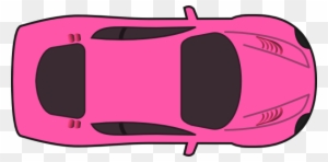 Cartoon Race Car Clip Art - Car Top View