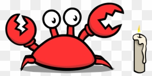 Crab Clipart Klutzy - Can T Hold A Candle