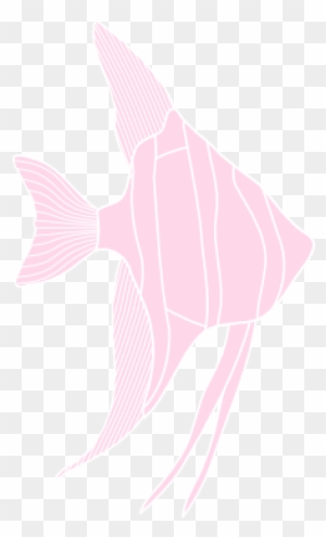 Pink Angel Fish Clip Art At Clker - Illustration