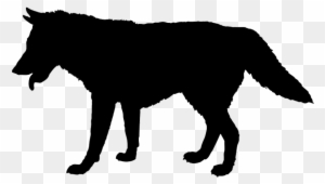 Animal Silhouette, Silhouette Clip Art - Info On Coywolf