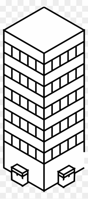 Skyscraper Clipart Black And White - Portable Network Graphics