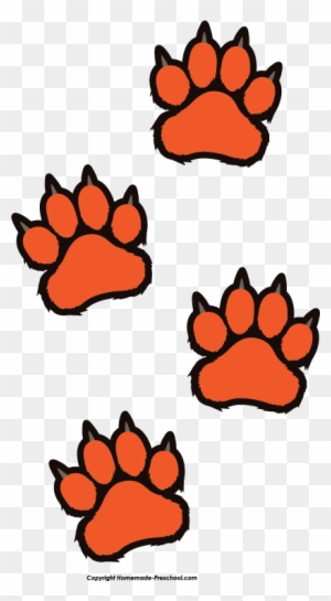 Home Free Clipart Paw Prints Clipart Tiger Paw Prints - Tiger Paws Clip Art