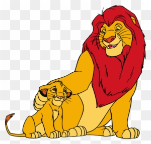Simba And Mufasa By Ireprincess - Lion King Cartoon
