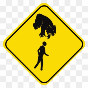 Drop Bear Warning Sign