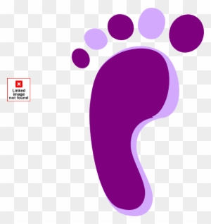 Baby Clipart Purple - Purple Baby Feet Clip Art