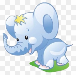 Baby Elephant Cartoon Clipart - Baby Elephant Clipart Png