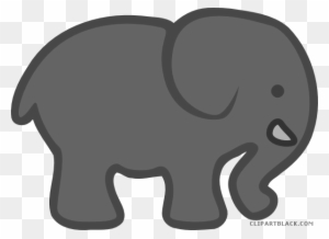 Elephant Silhouette Animal Free Black White Clipart - Question Mark Clip Art