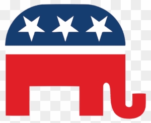 Republican Party Elephant Clipart - Republican Party Symbol Transparent