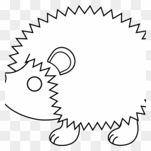 Hedgehog Clipart Cute Hedgehog Line Art Free Clip Art - Three Best Rated