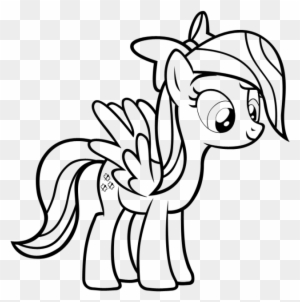 My Little Pony Coloring Pages Fluttershy Filly - Coloring Book