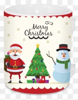 Xmas Tree Merry Christmas Tea Mug Xmas Tree Merry Christmas - Ho Ho Ho Christmas Ornaments Gift Stickers