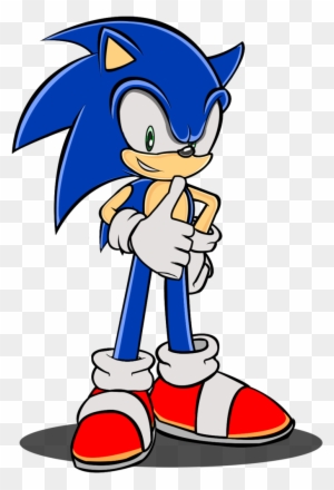 Sonic New Design By Trungtranhaitrung - Sonic X Thumbs Up