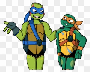 Tmnt 2018 Leo And Mikey - Rise Of The Teenage Mutant Ninja Turtles Mikey