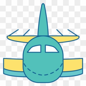 Travel, Holiday, Vacation, Airplane, Front Icon - Travel