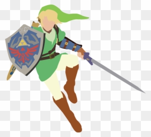 Link From Legend Of Zelda Minimalist By Theredappleapple - Super Smash Bros. For Nintendo 3ds And Wii U