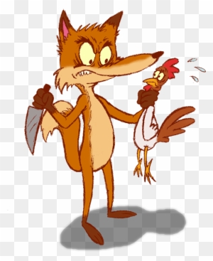 The - Fox And Chicken Cartoon - Free Transparent PNG Clipart Images Download
