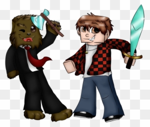 Mitch And Jerome By Sshoes Mitch And Jerome By Sshoes - Bajancanadian And  Jeromeasf Minecraft Fan Art - Free Transparent PNG Clipart Images Download