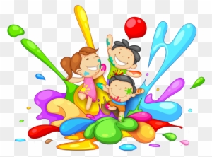 Desktop Wallpaper Child Clip Art - Happy Holi Animated Gif - Free  Transparent PNG Clipart Images Download