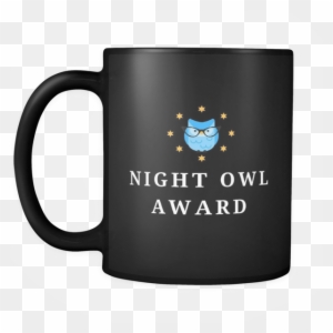 Night Owl Coffee Mug - Vintage Lady Mug - 11 Oz