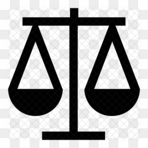 Scales Of Justice Icon - Law Sign Justice