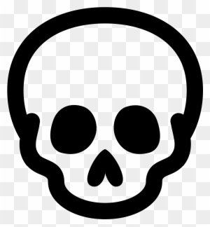 An Empty Skull, Mandible Missing - Skull Icon