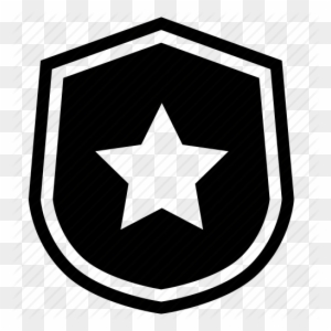 Black Police Badge Icon - Captain America Pumpkin Stencil - Free ...
